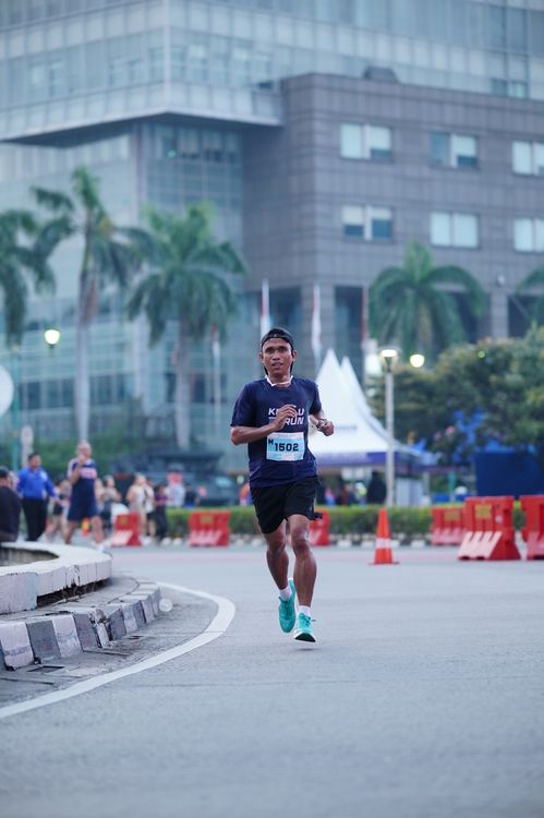 Race photo from KEMLU RUN 2025