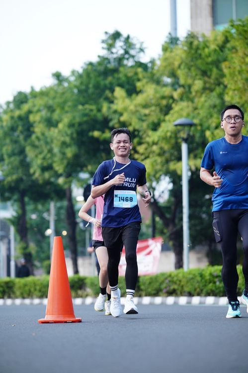 Race photo from KEMLU RUN 2025