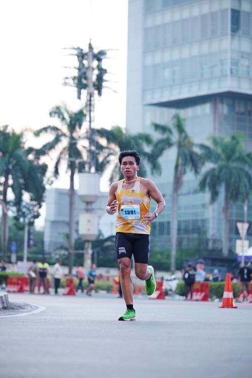 Race photo from KEMLU RUN 2025