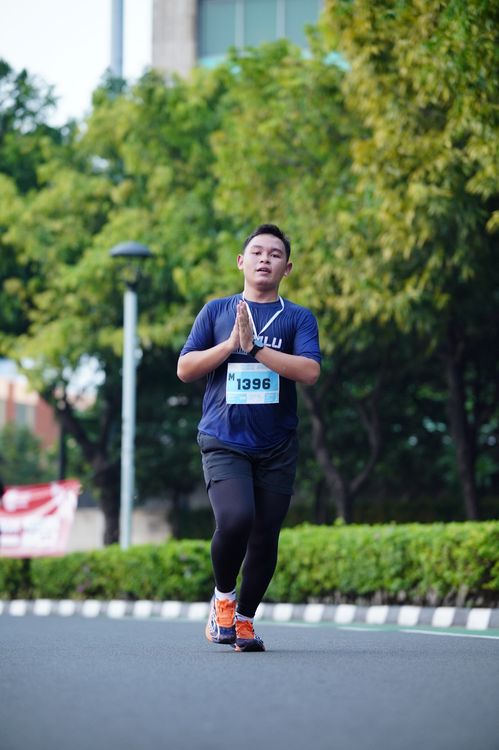 Race photo from KEMLU RUN 2025
