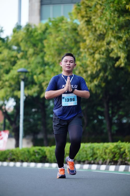 Race photo from KEMLU RUN 2025
