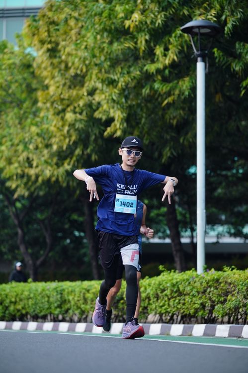 Race photo from KEMLU RUN 2025