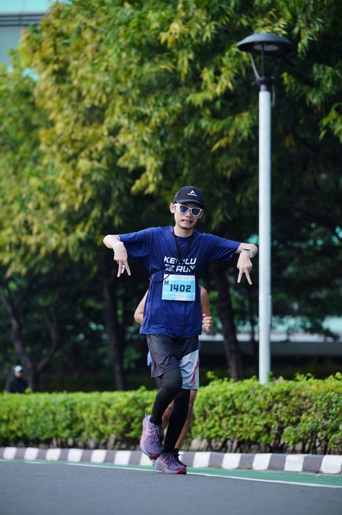 Race photo from KEMLU RUN 2025