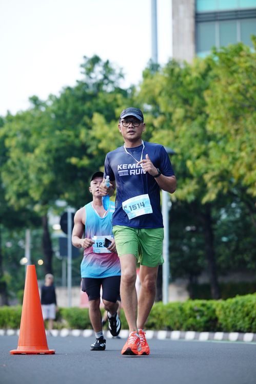 Race photo from KEMLU RUN 2025
