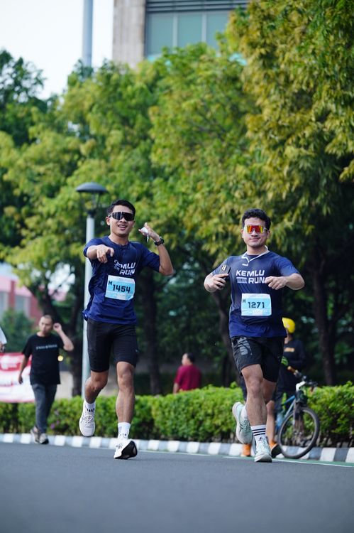 Race photo from KEMLU RUN 2025