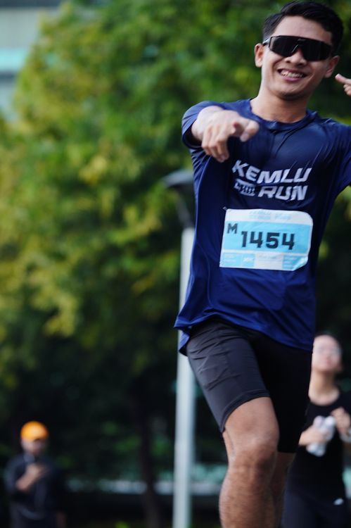 Race photo from KEMLU RUN 2025