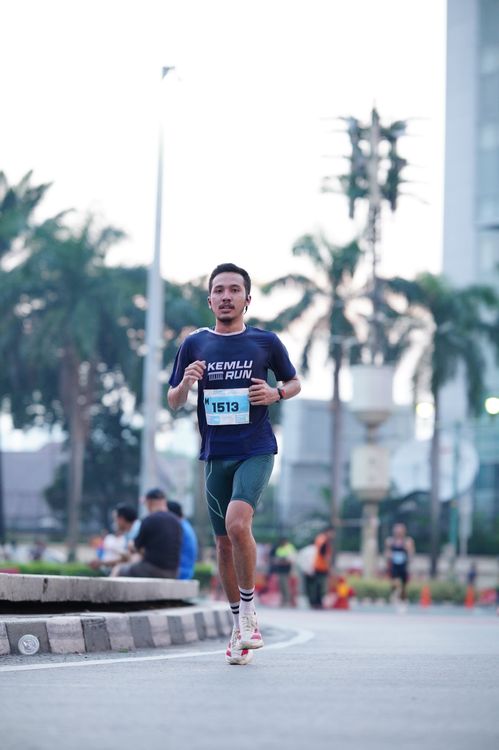 Race photo from KEMLU RUN 2025