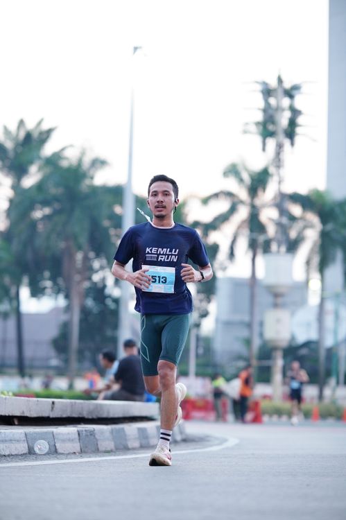 Race photo from KEMLU RUN 2025