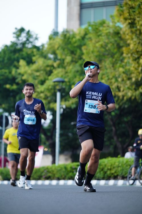 Race photo from KEMLU RUN 2025