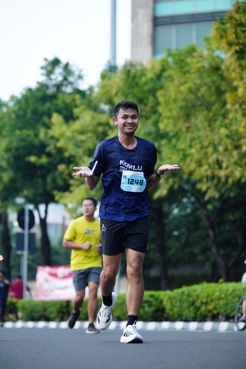 Race photo from KEMLU RUN 2025