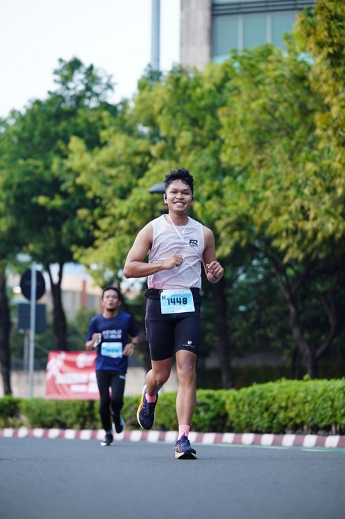 Race photo from KEMLU RUN 2025