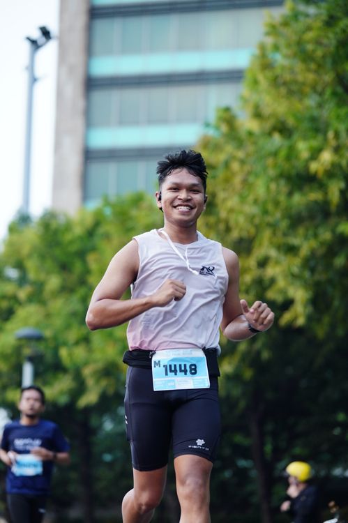 Race photo from KEMLU RUN 2025