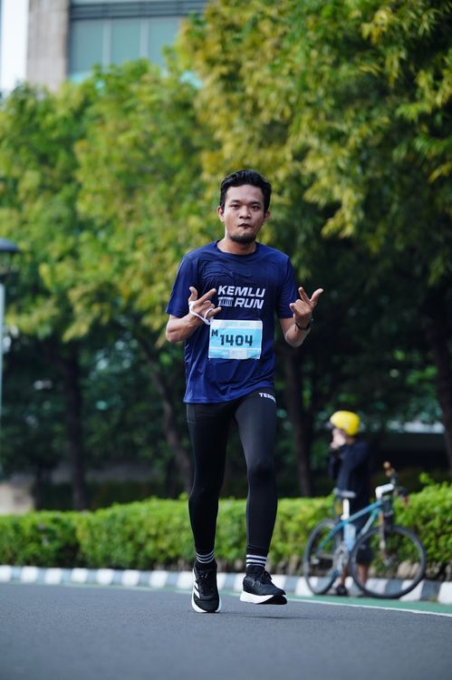 Race photo from KEMLU RUN 2025