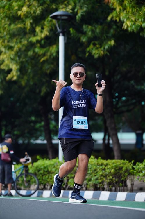 Race photo from KEMLU RUN 2025