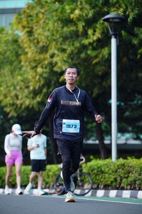 Race photo from KEMLU RUN 2025