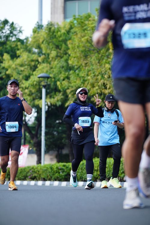 Race photo from KEMLU RUN 2025