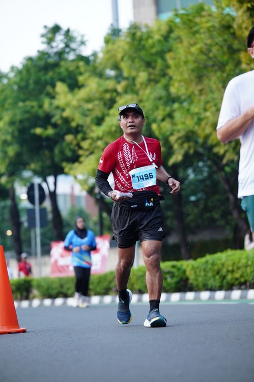 Race photo from KEMLU RUN 2025