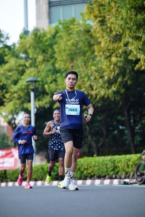 Race photo from KEMLU RUN 2025