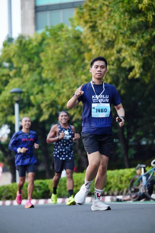 Race photo from KEMLU RUN 2025