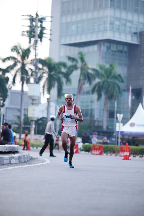 Race photo from KEMLU RUN 2025
