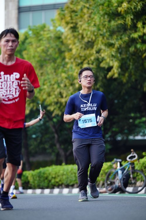 Race photo from KEMLU RUN 2025