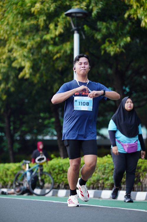 Race photo from KEMLU RUN 2025