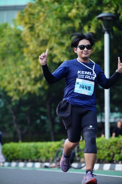 Race photo from KEMLU RUN 2025