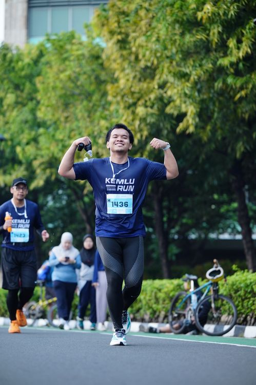 Race photo from KEMLU RUN 2025
