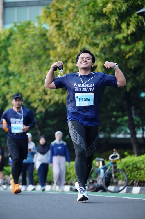 Race photo from KEMLU RUN 2025