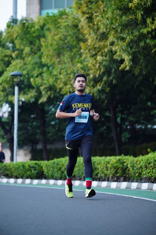 Race photo from KEMLU RUN 2025
