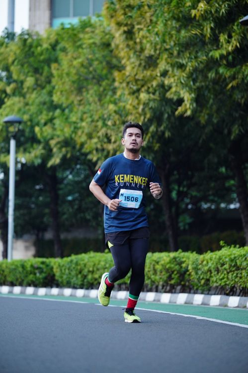 Race photo from KEMLU RUN 2025