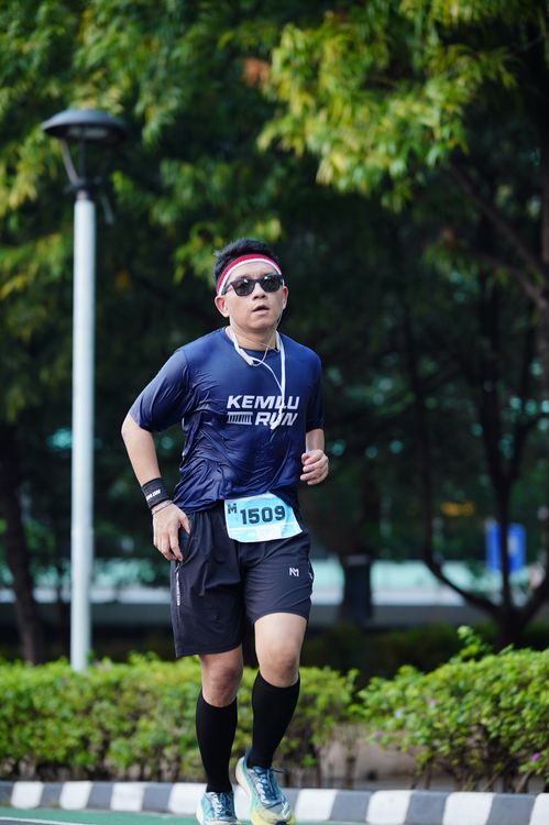 Race photo from KEMLU RUN 2025