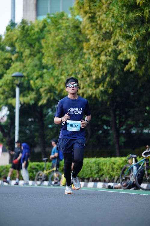 Race photo from KEMLU RUN 2025