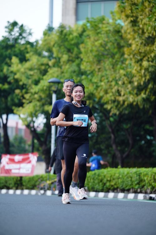 Race photo from KEMLU RUN 2025