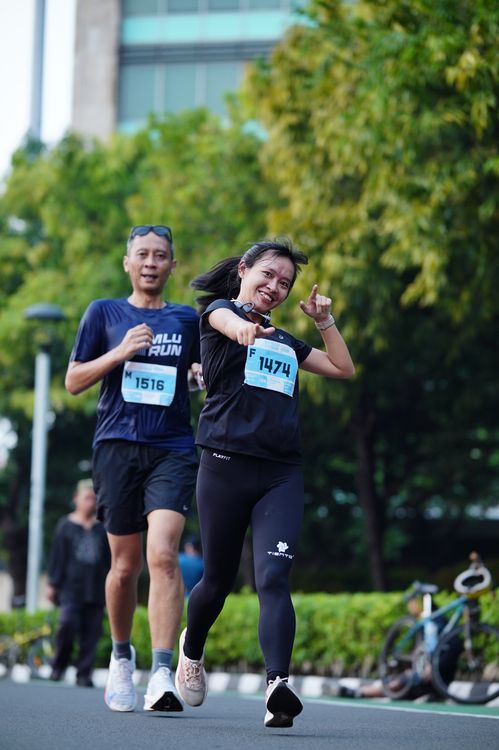 Race photo from KEMLU RUN 2025