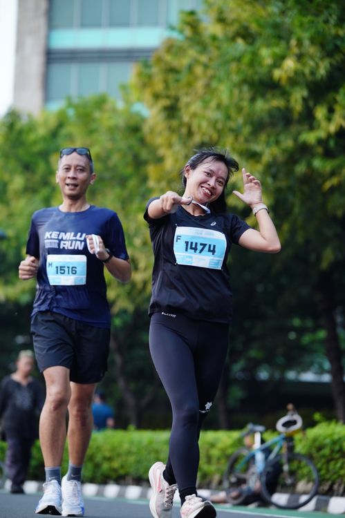 Race photo from KEMLU RUN 2025