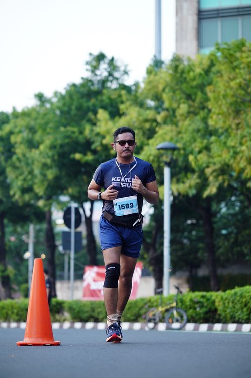 Race photo from KEMLU RUN 2025