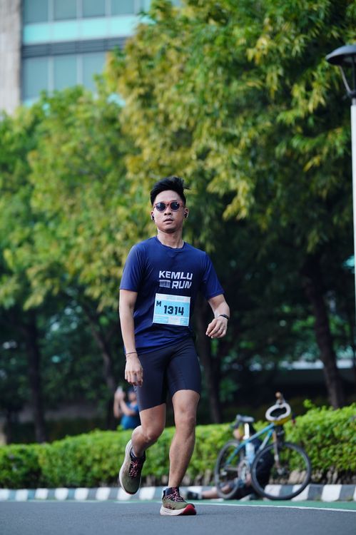 Race photo from KEMLU RUN 2025