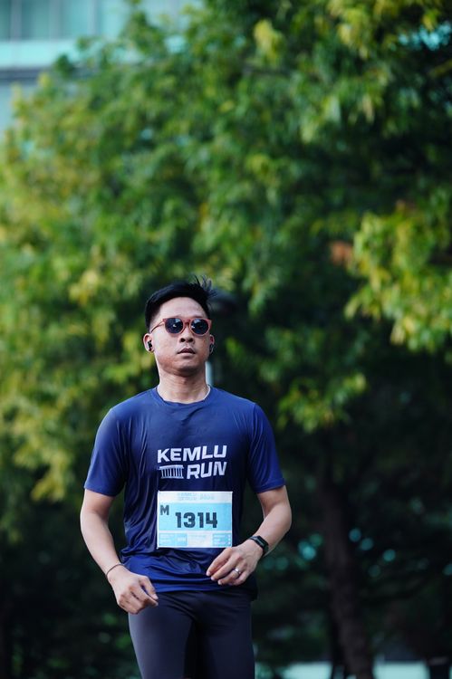 Race photo from KEMLU RUN 2025