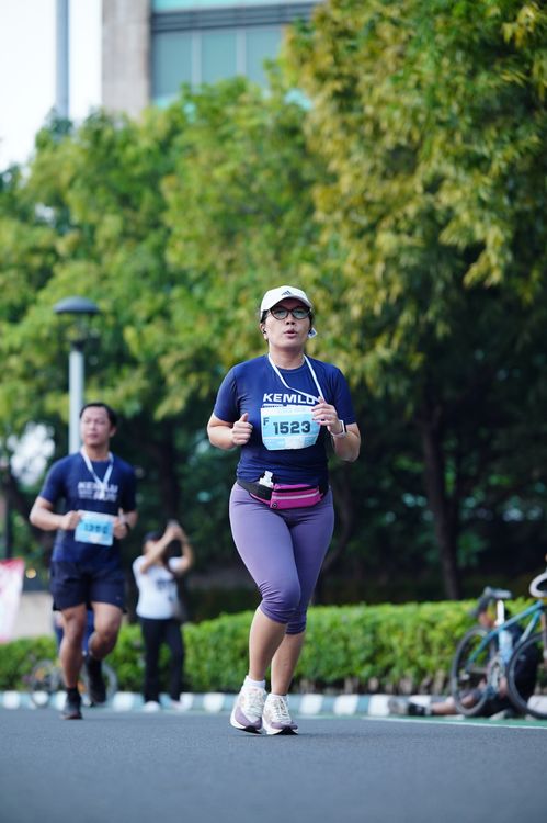 Race photo from KEMLU RUN 2025