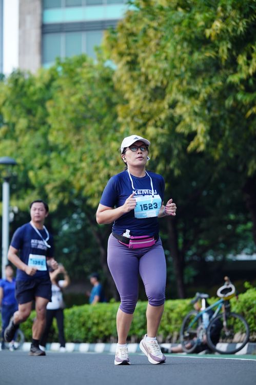 Race photo from KEMLU RUN 2025