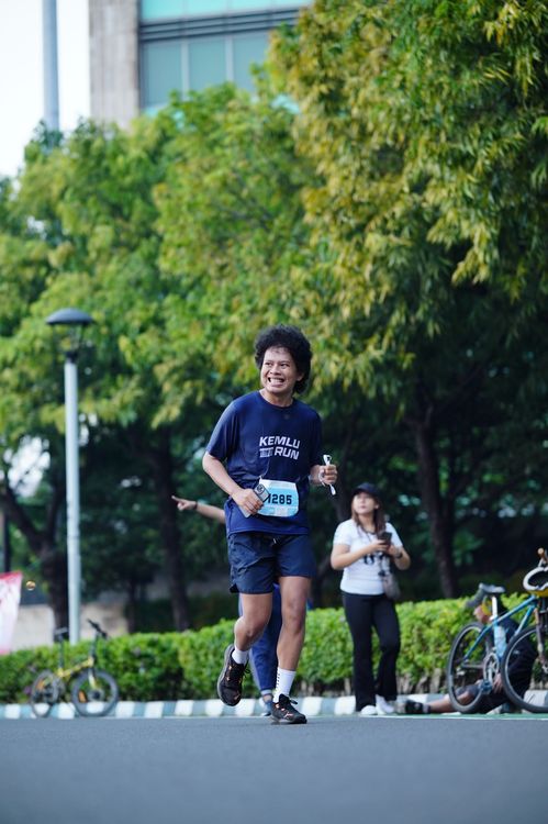 Race photo from KEMLU RUN 2025