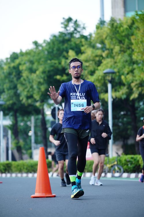Race photo from KEMLU RUN 2025
