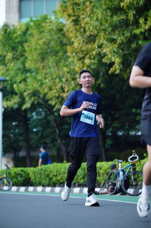 Race photo from KEMLU RUN 2025