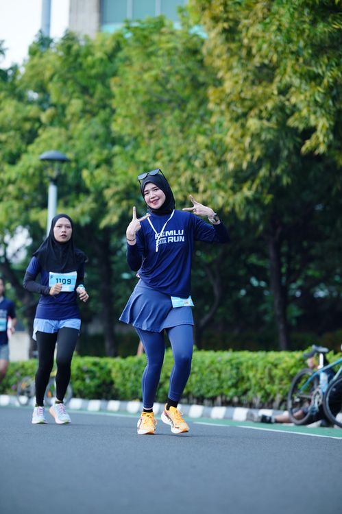 Race photo from KEMLU RUN 2025