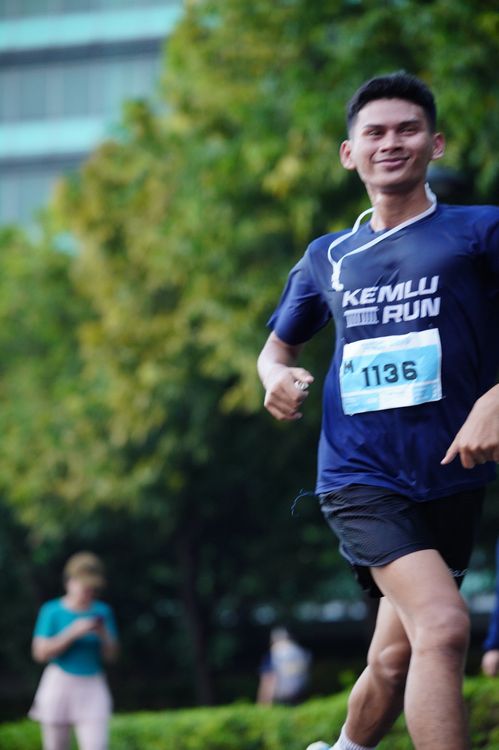 Race photo from KEMLU RUN 2025