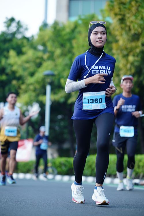 Race photo from KEMLU RUN 2025