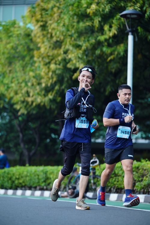 Race photo from KEMLU RUN 2025