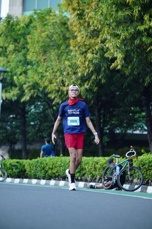 Race photo from KEMLU RUN 2025