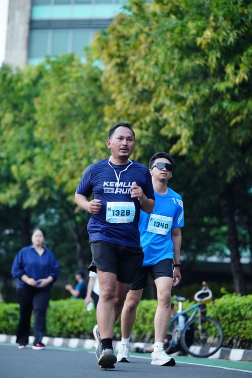 Race photo from KEMLU RUN 2025